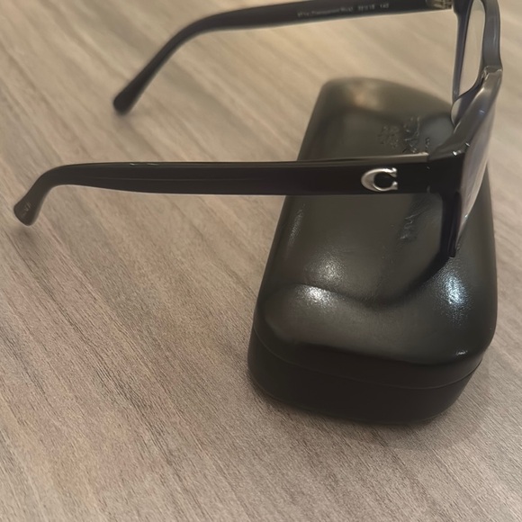 Coach Black Eyeglasses with Case - Picture 3 of 12
